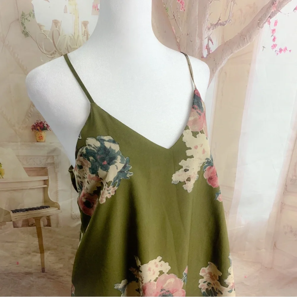 Free People Cascades Dress in Mushroom Combo - Picture 5 of 11